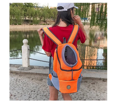 Outdoor Pet Dog Carrier Bag Portable Travel Backpack