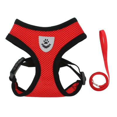 Summer Cat Dog Harness Lead Leash Adjustable Vest