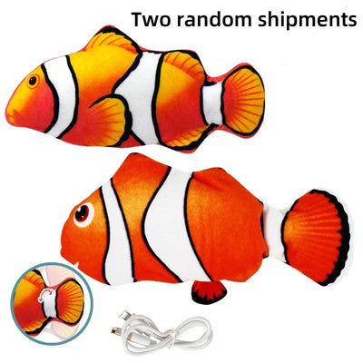 Cat Toys Fish USB Charger Fish Interactive Electric Floppy