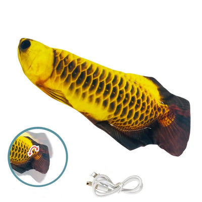 Cat Toys Fish USB Charger Fish Interactive Electric Floppy