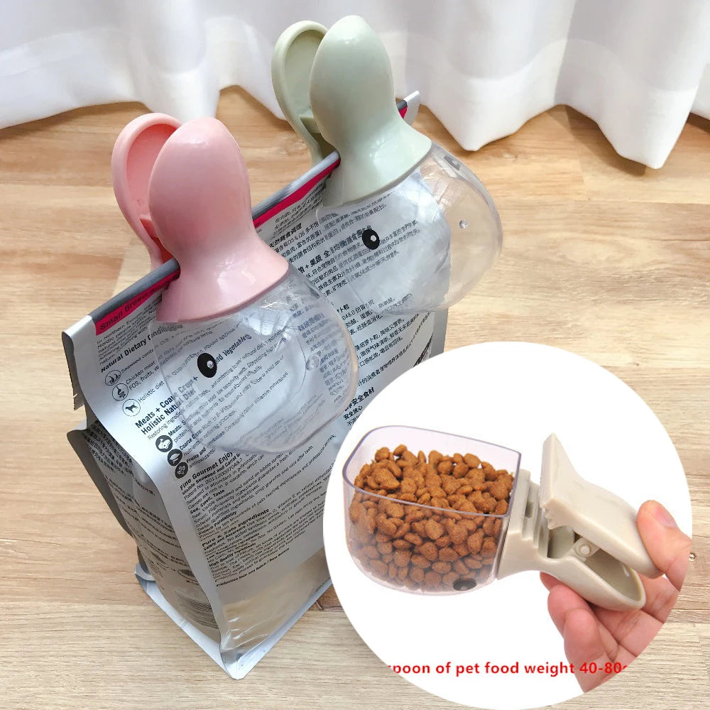 Pet Food Spoon for Cat Dog Bowls Multi-Function Bowl