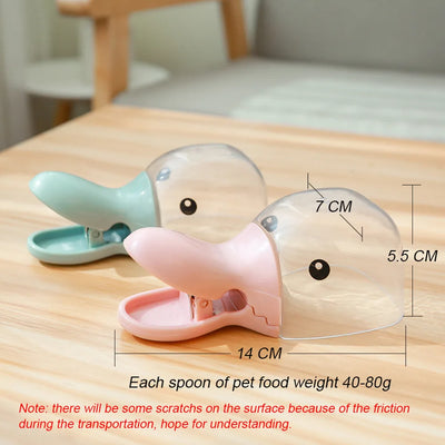 Pet Food Spoon for Cat Dog Bowls Multi-Function Bowl