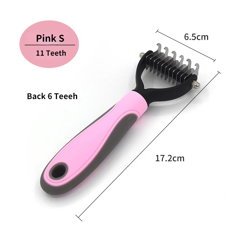 Professional Pet Deshedding Brush Dog Hair Remover