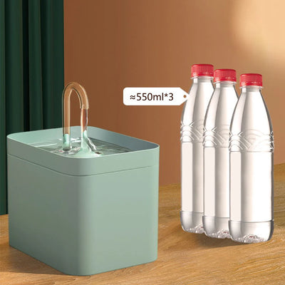 Ultra-Quiet Cat Water Fountain Filter Smart Automatic