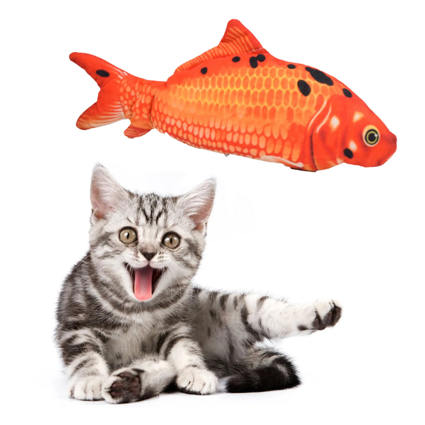 Cat Toys Fish USB Charger Fish Interactive Electric Floppy
