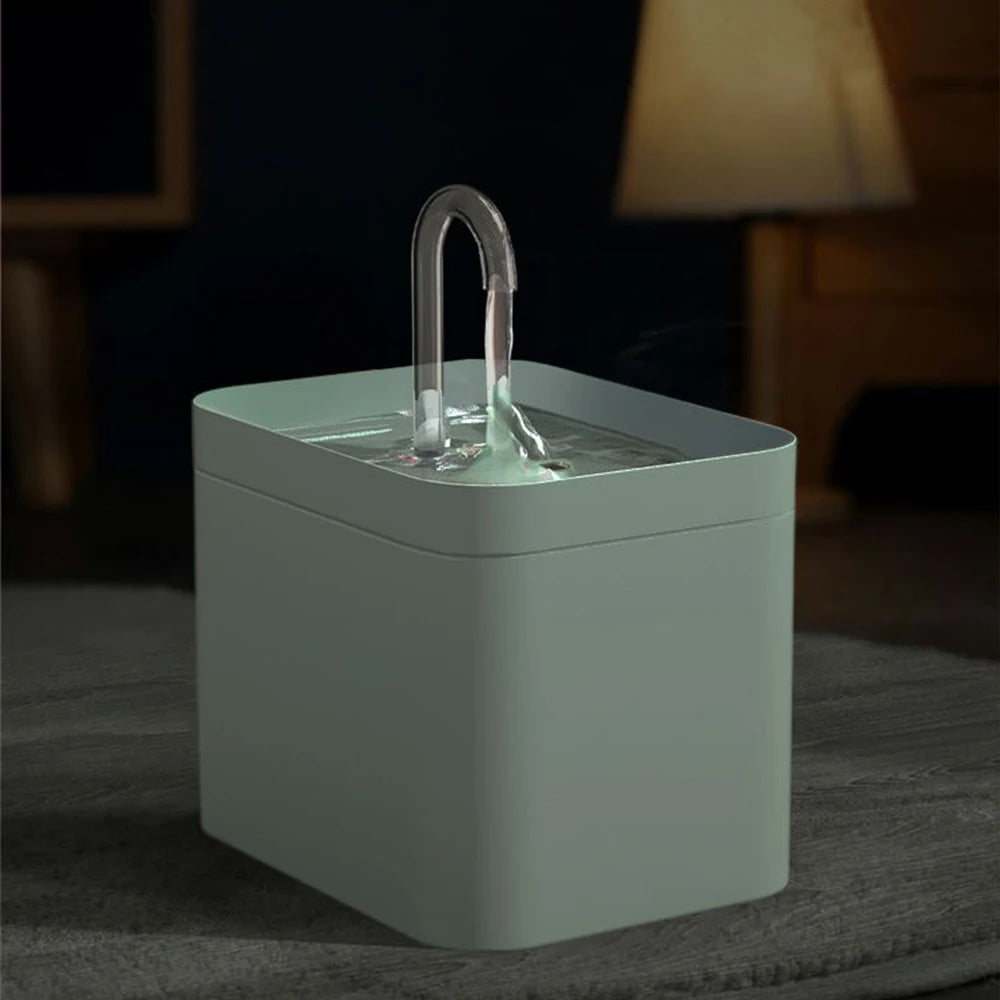 Ultra-Quiet Cat Water Fountain Filter Smart Automatic