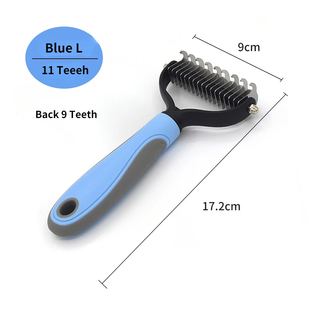 Professional Pet Deshedding Brush Dog Hair Remover